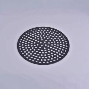 Round Black Perforated Cake Mold 9 Inch Baking Tool Commercial Use - Product Image 1