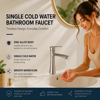 Robinet monocommande en alliage de zinc finition brossée, à poser sur le plan, monotrou, électroplaqué de haute qualité, design moderne pour salle de bain