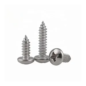 Bolts manufacturers OEM ODM factory stainless steel nickel zinc plated Pan round head screws