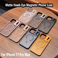 Coque de téléphone magnétique sans fil de haute qualité 3200 en TPU mat PC, respectueuse de la peau, avec charge magnétique pour iPhone 17 17 Pro Max
