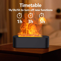 Diffuseur d'aromathérapie à flamme simulée avec lumières colorées changeantes, nouveau design, rechargeable par USB, pour la maison, la voiture, le salon, la chambre à coucher