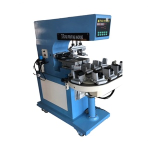 Imprimante à tampon automatique bicolore pour étuis cosmétiques, état neuf, avec gobelet d'encre scellé et convoyeur - Product Image 3