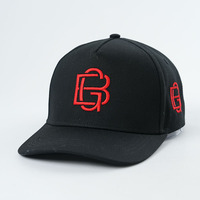Nieuwe Mode Klassiek Katoen Gestructureerd Geborduurd Gebogen Rand 5 Panel Baseball Cap Dagelijkse Sport Caps Dot Fruit Dobby Made Oxford