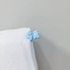 Venta caliente lindo Animal mordedura pendiente moda Simple hecho a mano dinosaurio Stud pendientes para niñas mujeres - Product Image 3