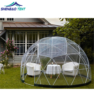 豪華なキャンプテントドーム環境にやさしいテントポータブルシェルター測地線キャンバステント - Product Image 3