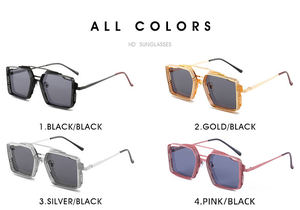 DOISYER-<span class=keywords><strong>gafas</strong></span> de sol cuadradas Steampunk para hombre, lentes de sol masculinas de estilo Retro Punk, de lujo, a la moda, Vintage, <span class=keywords><strong>2022</strong></span> - Product Image 6