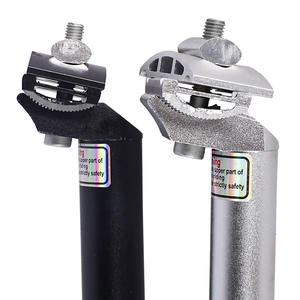 Tige de selle de vélo en alliage d'aluminium, 25.4/27.2/30.8/31.6mm, 190/300/350mm, durable, pour vélo de montagne, de route et pliable - Product Image 3