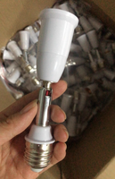 Adaptateur de douille de lampe E27 vers E27, convertisseur d'ampoule rotatif à 360 degrés, rallonge flexible pour ampoule