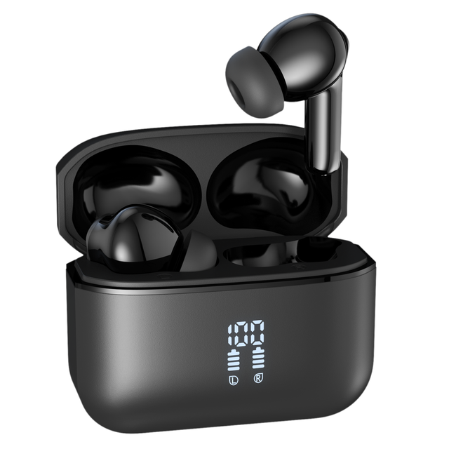 Wholesale S27 TWS Earphones 5.3 IPX5 Waterproof In-Ear Sports LED Indicator ENC Noise Cancellation Low Latency Hi-Fi Type-C Fast