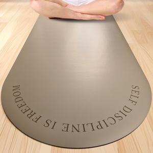 Tapete de Yoga y Pilates Antideslizante de TPE, Ecológico, con Logotipo Personalizado, Grueso, Ovalado y Arqueado, Suministro de Fábrica - Product Image 5