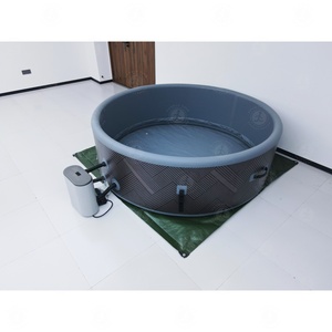 2025 nouveau design grand bain à remous <span class=keywords><strong>gonflable</strong></span>, 6 personnes avec système d'eau salée et télécommande, piscine <span class=keywords><strong>spa</strong></span> extérieure - Product Image 2