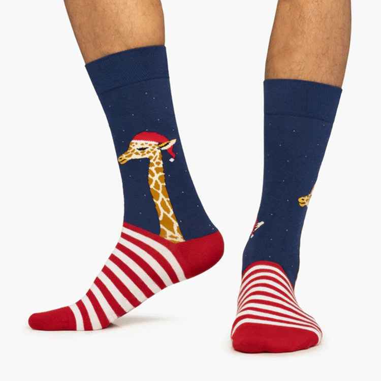 Calcetines para hombre de punto para animales Calcetines de diseno personalizado