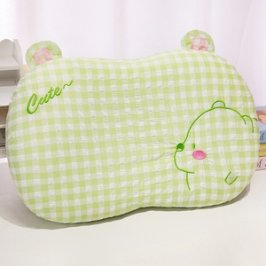 Oreiller de cou en mousse à mémoire de forme pour adultes, motif ours brodé en maille, confortable, toutes saisons, support universel pour le cou, OEM ODM - Product Image 3