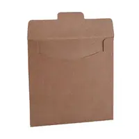 Vente en gros 200gsm enveloppe en papier Kraft brun pour CD cadeau pas d'impression 125*125mm enveloppes en papier Kraft brun pour CD