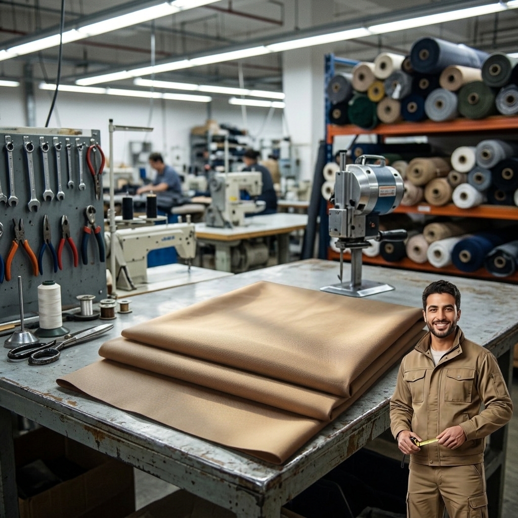 Heavy Duty Sturdy Washable Working Fabric Industrial Apparel Certified ISO9001 BCI GRS OCS Polyester Cotton Fabric