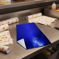 Papier laminé en aluminium composite de qualité alimentaire, gaufré et imprimé, pour emballage alimentaire (baguette, pain, hamburger, hot-dog)