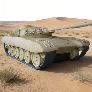 Modelo de Vehículo Blindado Inflable a Escala Real, Réplica Realista de Tanque, Simulación de Auto - Product Image 1