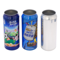 Usine de canettes en aluminium imprimées de 200 ml, 250 ml, 330 ml, 500 ml avec impression personnalisée pour les boissons gazeuses, la bière et les boissons énergisantes