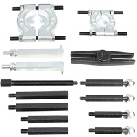 Ensemble d'outils de séparation de roulements de 14 pièces, extracteur de roulements de moyeu de roue robuste de 5 tonnes, ensemble d'extracteurs d'essieux