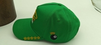 Sombrero de béisbol de ala curva de algodón estructurado de diseño simple con logotipo de bordado 3D personalizado y etiqueta personalizada
