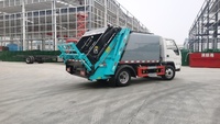 Camion compacteur de déchets Euro 3 4x2 à chargement arrière, commande électrique CAN, benne de 5,8 m, avec moteur, pompe, boîte de vitesses, capacité de charge de 400 kg