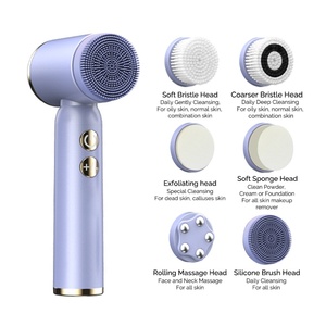 Dispositivo de Cuidado de la Piel de Diseño Novedoso 2024, Masajeador Facial, Cepillo de Limpieza Eléctrico, Cepillo de Silicona Suave a Prueba de Agua para Lavar la Cara - Product Image 3