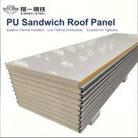 Panneau sandwich PIR résistant au feu, isolation thermique pour bâtiments industriels