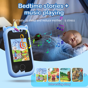 Trung Quốc Nhà sản xuất OEM trẻ em Đồ chơi điện thoại vật liệu Silicone với bản đồ thế giới trò chơi âm nhạc 2.8inch màn hình hình ảnh <span class=keywords><strong>video</strong></span> Con điện thoại di động - Product Image 4