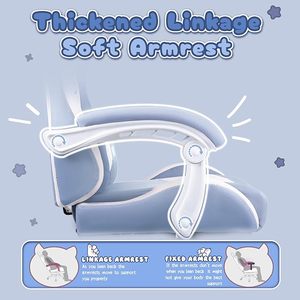 <span class=keywords><strong>Chaise</strong></span> de jeu avec repose-pieds pour les joueurs et les amateurs d'esports <span class=keywords><strong>Coussin</strong></span> confortable pour une expérience de jeu améliorée - Product Image 4