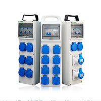 HY1805 boîte de jonction combinée électrique étanche pour chantier boîte de distribution d'alimentation temporaire portable en plastique avec prise