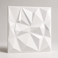 Panneau mural auto-adhésif imperméable en PVC à motif diamant 3D pour salon, hôtel, fond de scène, livraison directe d'usine