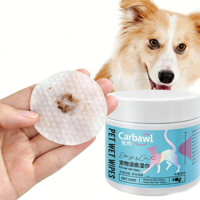 Lingettes nettoyantes pour les yeux douces, durables, hypoallergéniques, sans alcool, pour chiots, chats et chiens