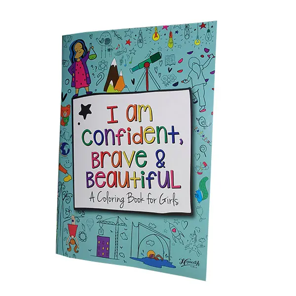 Toptan özel baskı hizmeti resim panosu çocuk çizim İngilizce ruh çocuklar için boyama kitapları peluş