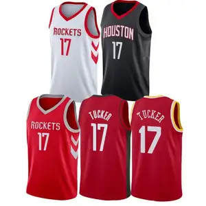 camiseta de baloncesto 17 Suppliers-P.J.-ahorro de coste personalizado Tucker 17 baloncesto Jersey bordada bordado mejor calidad uniformes 2021 nueva llegada