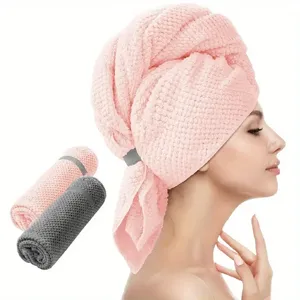 Gris Premium-<span class=keywords><strong>Serviette</strong></span> en <span class=keywords><strong>microfibre</strong></span> à séchage rapide ultra absorbante, douce et confortable pour <span class=keywords><strong>cheveux</strong></span> <span class=keywords><strong>crépus</strong></span> - Product Image 3