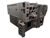 Base de lit de tour de précision en fonte gris sur mesure, grande taille, sablée, OEM CNC HB180-220 0.005mm CN;SHN