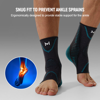 Support de cheville professionnel avec tissu hautement élastique, attelle de cheville ergonomique pour un ajustement parfait et une stabilité optimale