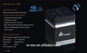 Altavoz Inalámbrico Metálico para Barco Newadin BT-BOX con Micrófono Incorporado, Salida de 26 W, Batería de 1400 mAh, Portátil para <span class=keywords><strong>Karaoke</strong></span> y Cine en Casa - Product Image 6