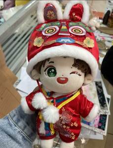 Mignon 20cm 40cm Coton Kpop Anime Peluche Figure Jouets Personnalisé Poupée Douce avec <span class=keywords><strong>Cheveux</strong></span> Colorés et Vêtements Amovibles Remplis <span class=keywords><strong>de</strong></span> Coton PP - Product Image 6