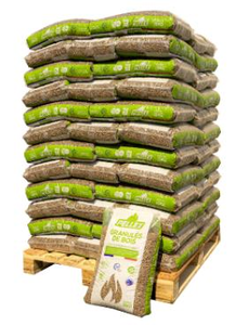 Pellets de madera naturales y ecológicos Pellex En a1 Plus y DinPlus en bolsa de 15 kg, 23 palets x 77 bolsas - Product Image 5