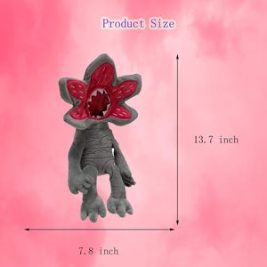 Juguetes de Peluche Súper Suaves de 13.7 Pulgadas, Muñecos de Oso de Dibujos Animados Demogorgon Piranha, Juguetes de Peluche Suaves para Niños, Lavables, para Aliviar el Estrés - Product Image 3