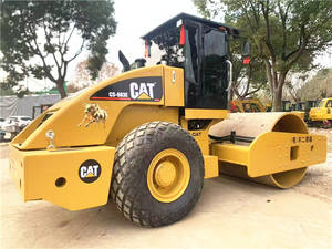 Bon prix, rouleau compacteur sur chenilles d'occasion d'origine japonaise, Caterpillar Roller Cat Cs-683e, avec une qualité exceptionnelle, à vendre - Product Image 4