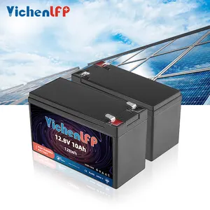 Batería de iones de litio LFP de 12,8 V, batería de respaldo de Sistema Solar de litio OEM, batería UPS LiFePO4, paquete de batería de 12V 10ah