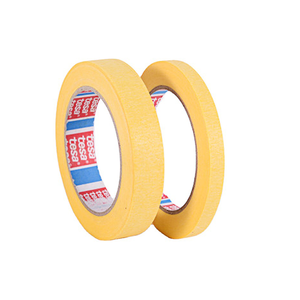Pour Tesa 53128 ruban de masquage en <span class=keywords><strong>papier</strong></span> crêpe jaune 80 résistance à la température 7 jours pas de peinture en caoutchouc activée par l'eau élevée résiduelle - Product Image 2