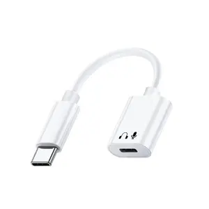 USB-C-Type-C-iPhone15シリーズ用8ピンオーディオアダプターケーブル