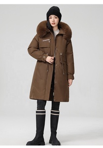 Chaqueta Larga de Algodón para Mujer para Invierno, Nuevo Estilo con Forro Interior Holgado, Chaqueta de Algodón con Capucha para Mujer - Product Image 3