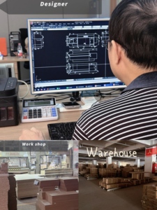 Bancone <span class=keywords><strong>Reception</strong></span> a U in Legno Moderno, Durevole ed Ecologico per <span class=keywords><strong>Ufficio</strong></span>, Hotel, Scuola, Ospedale, Centro Commerciale e Uso Esterno - Product Image 4