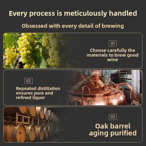 OEM ODM 40%vol 500ml Brandy XO de haute qualité au goût doux, qualité A, approvisionnement direct d'usine, vente en gros en vrac - Product Image 3