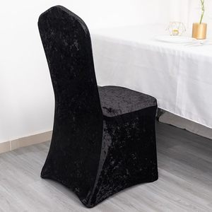 <span class=keywords><strong>Funda</strong></span> elástica para <span class=keywords><strong>silla</strong></span> de banquete de Spandex de terciopelo triturado <span class=keywords><strong>beige</strong></span> con bolsillos para pies, <span class=keywords><strong>funda</strong></span> para <span class=keywords><strong>SILLA</strong></span> DE BODA ajustada - Product Image 3
