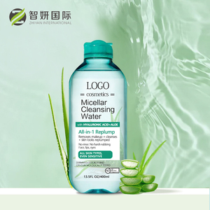 Nước tẩy trang khoáng chất thuần chay nhãn hiệu riêng, dịu nhẹ, không dầu, làm sạch trang điểm tất cả trong một cho mặt, với thành phần nha đam tự nhiên - Product Image 6